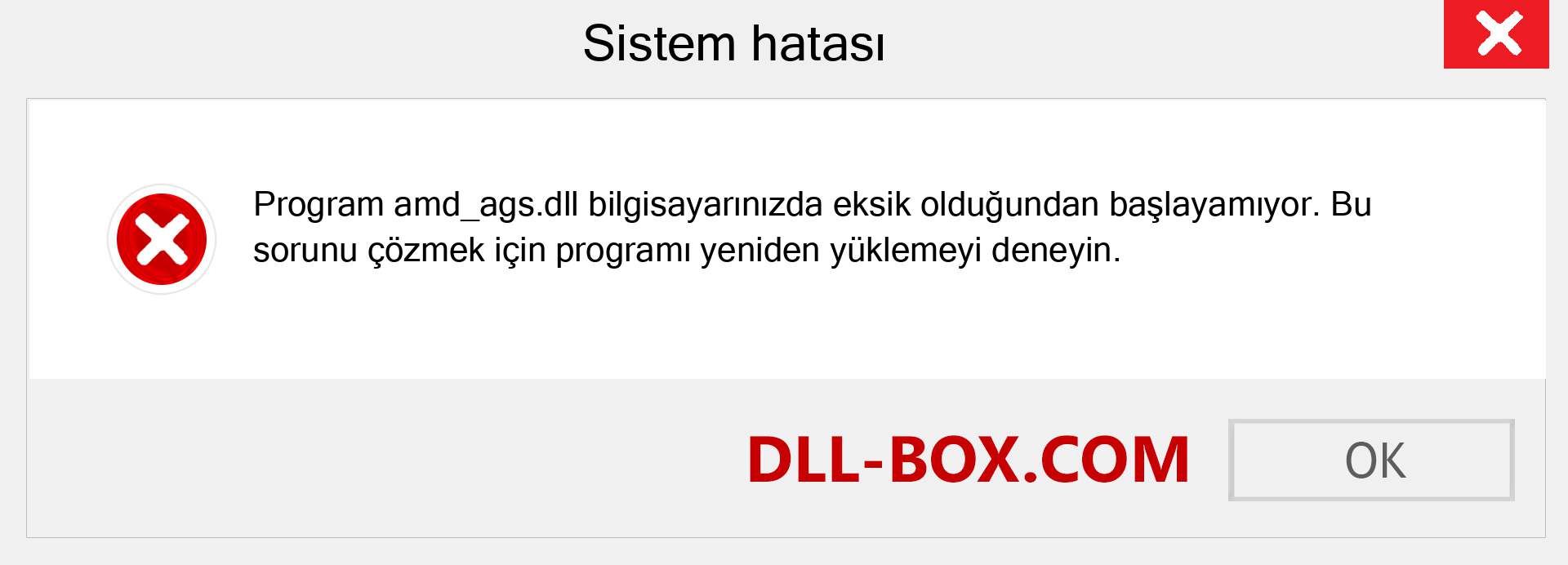 amd_ags.dll dosyası eksik mi? Windows 7, 8, 10 için İndirin - Windows'ta amd_ags dll Eksik Hatasını Düzeltin, fotoğraflar, resimler